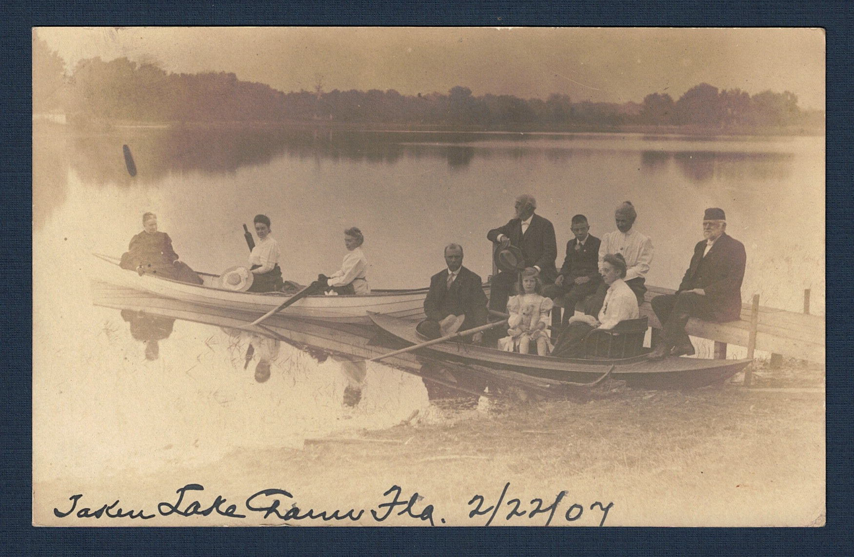 Lake Charm Canoe Post Card